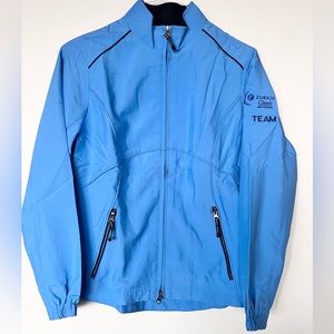 Cutter & Buck Blue Windtec Zip Up Jacket From PGA Zurich Classic of New Orleans